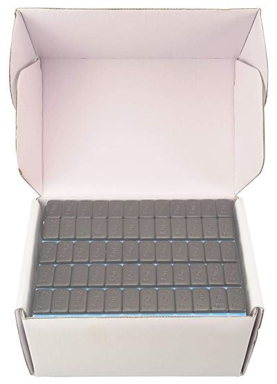 KIT_N.50X12 _PESI_ADESIVI_SILVER_5_GR_EQUILIBRATURA_BILANCIATURA_PNEUMATICI_MATE